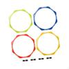 4x Agility Rings Multipurpose Training Equipment for Games Exercise Football