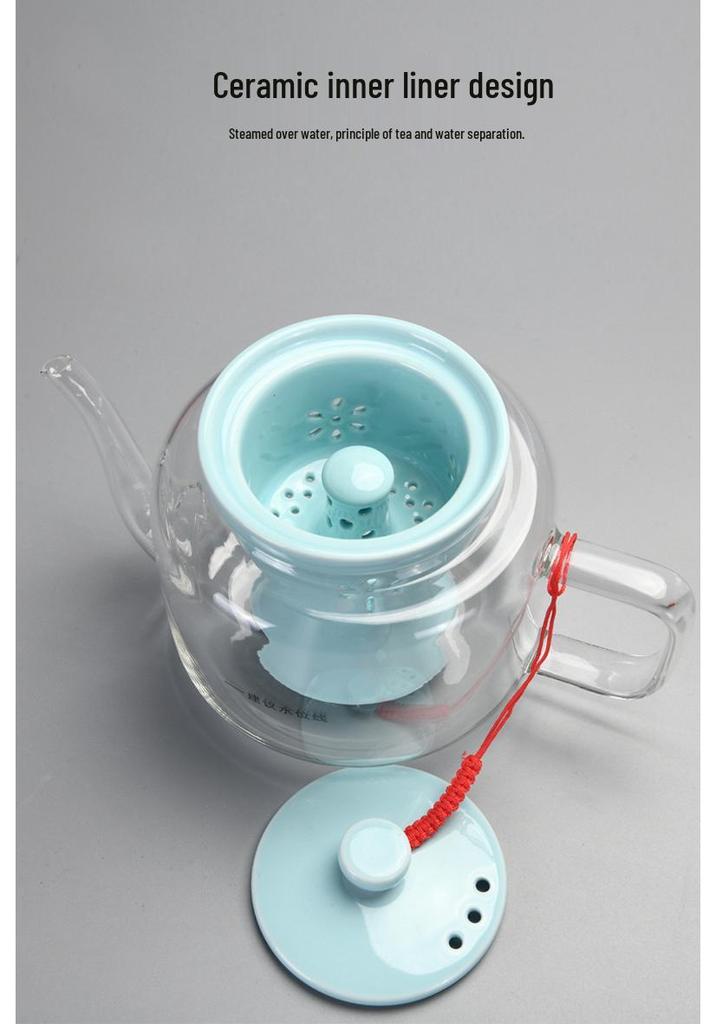High-Temp Resistant Electric Ceramic Tea Stove with Thickened Silicon Glass & Touch Control