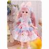 Brown Eyed Full Set 1/6 BJD Doll 23 Movable Jointed Dress DIY Toy Dolls Girls Toy Gift  Girls