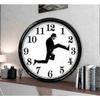 Inspired Silly Walk Wall Clock Creative Silent Non-Ticking Clock Modern Wall Clock Unique Home Art Decor Gift