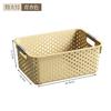 Storage Basket Plastic Household Snacks Toys Plastic Storage Basket Dormitory Kitchen Desktop Storage Box Storage Basket