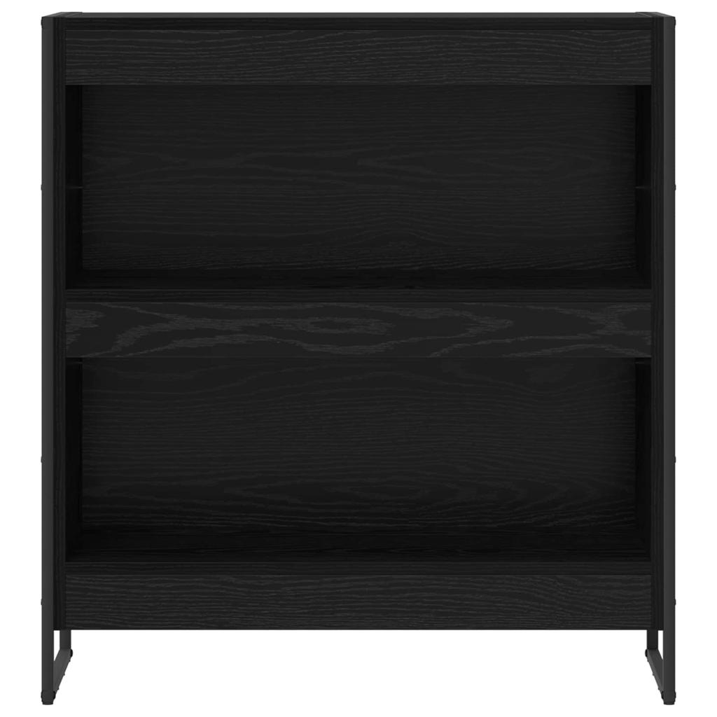 Bookshelf Black Oak Effect 80 x 30 x 86.5 cm