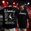 2025 Rock Extremoduro Tour Merch Band Singer Tour Mens  Womens Fashion Short Sleeve Retro Hip Hop Punk Style Cotton Tshirt
