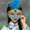 Venetian Party Mask Lightweight Party Mask Feather Mask Colorful For Ball Costumes Christmas Halloween