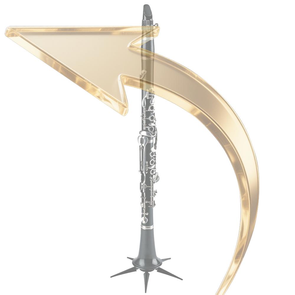 

Portable Clarinet Stand with 5 Leg Folding Base Professional Flute Holder Multifunctional Musical Instrument Accessories China Mainland