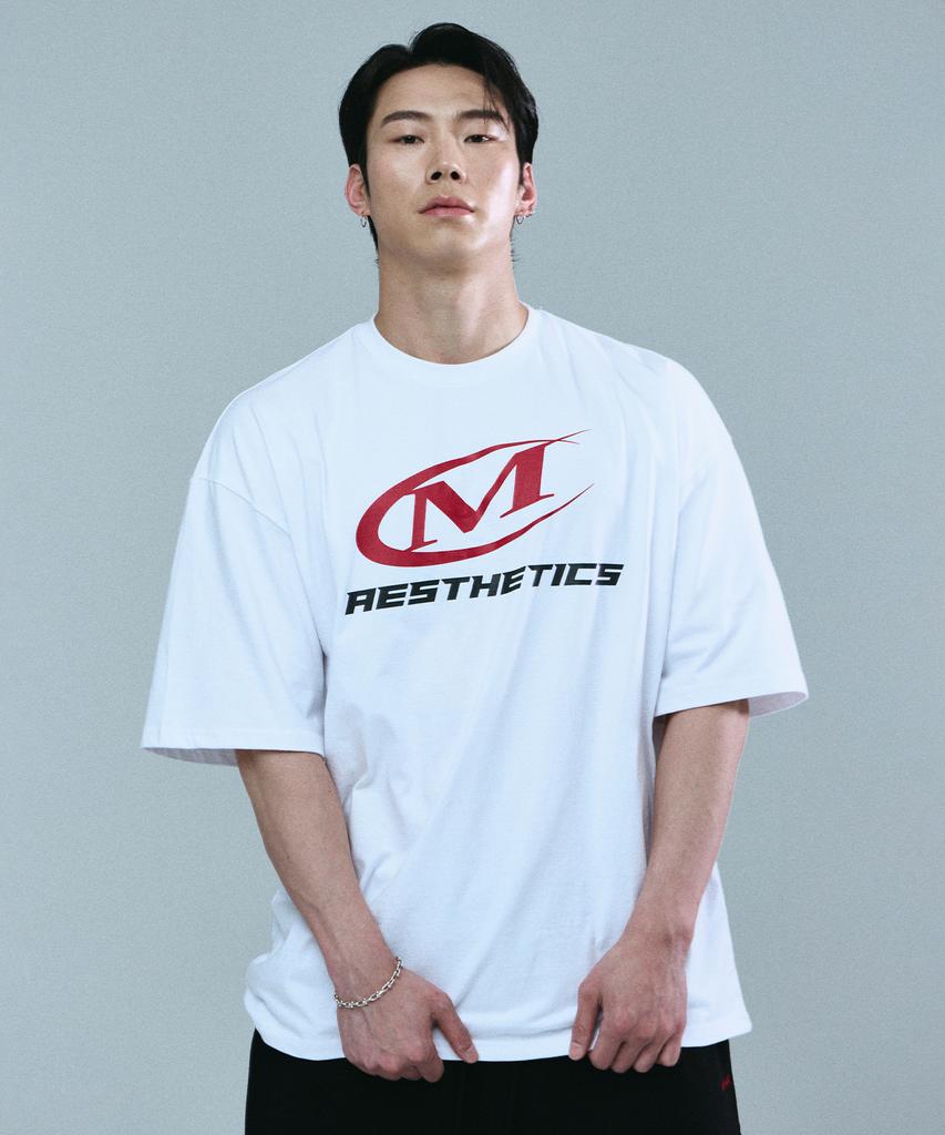 Mihag Symbol Big Logo Oversized T-Shirt (White)