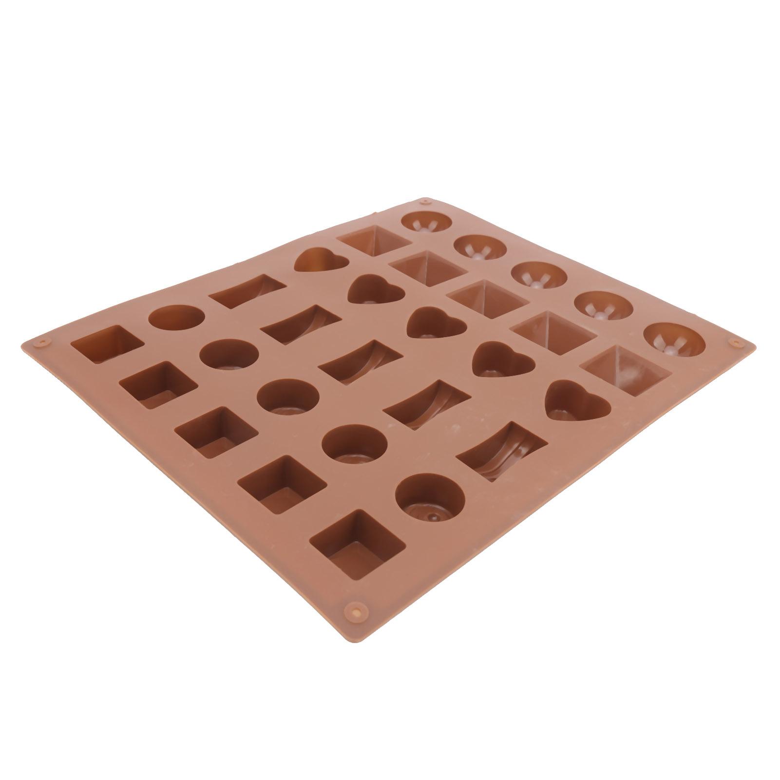 

Chocolate Mold Silicone Candies Cake Mould Geometric Shape Kitchen Baking Tool