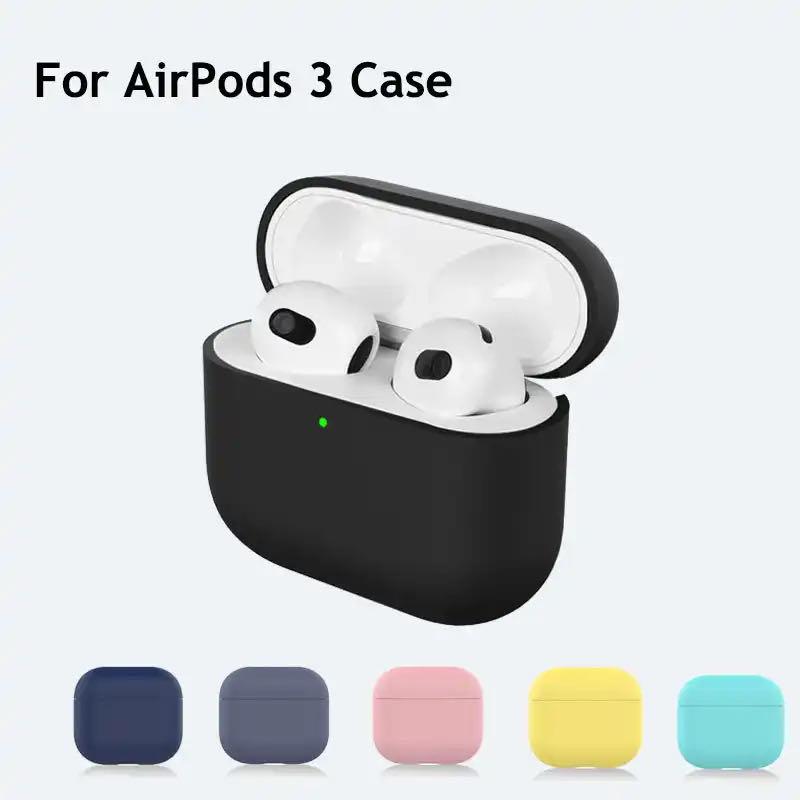 For Airpod 3 Case Silicone Soft Skin Protect Case Cute Airpods 3 Case for Airpods 3rd Generation Fund for Airpods 3 Cove