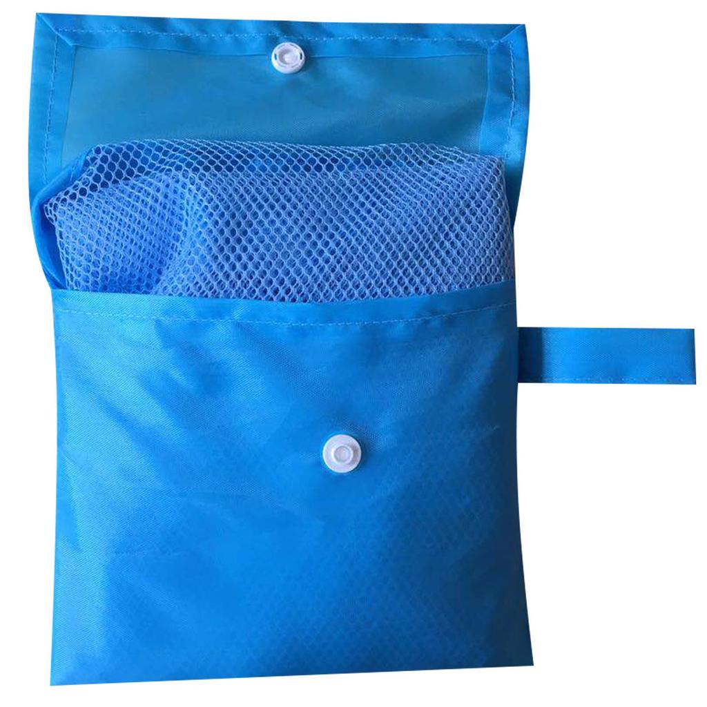 Large Capacity Mesh Beach Bag for Kids - 9 Colors, Foldable Storage for Toys & Clothes