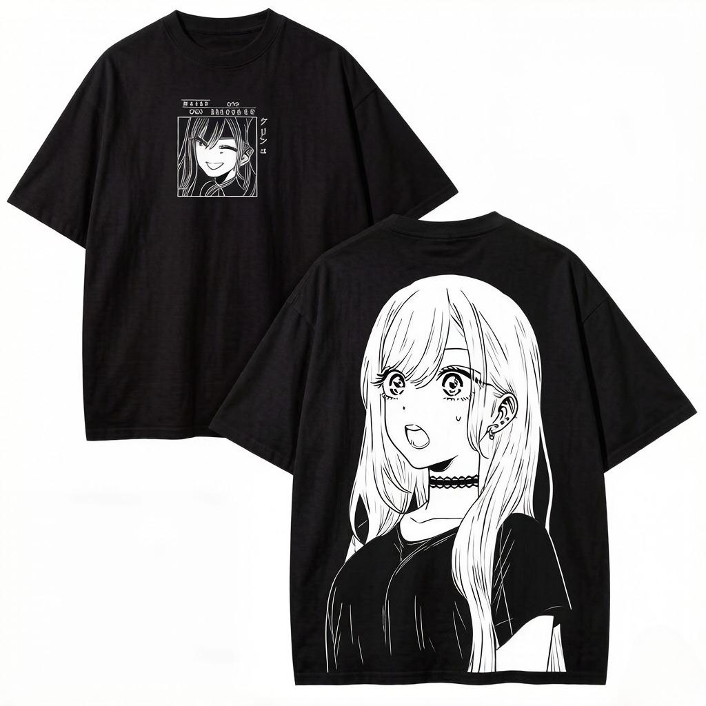 

New My Dress-Up Darling Kitagawa Marin Anime T-shirt Suitable for All Seasons High Quality Oversized Unisex Hot Product Couples 4XL