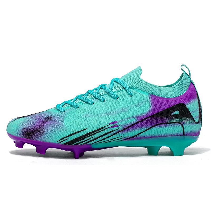 New youth football shoes men's and women's long spikes low-top football