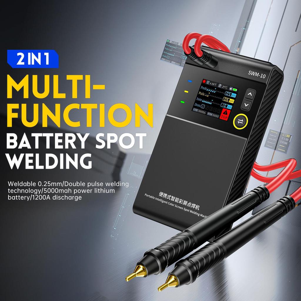 FNIRSI Handheld Spot Welder for 18650 Lithium Battery Nickel Sheets