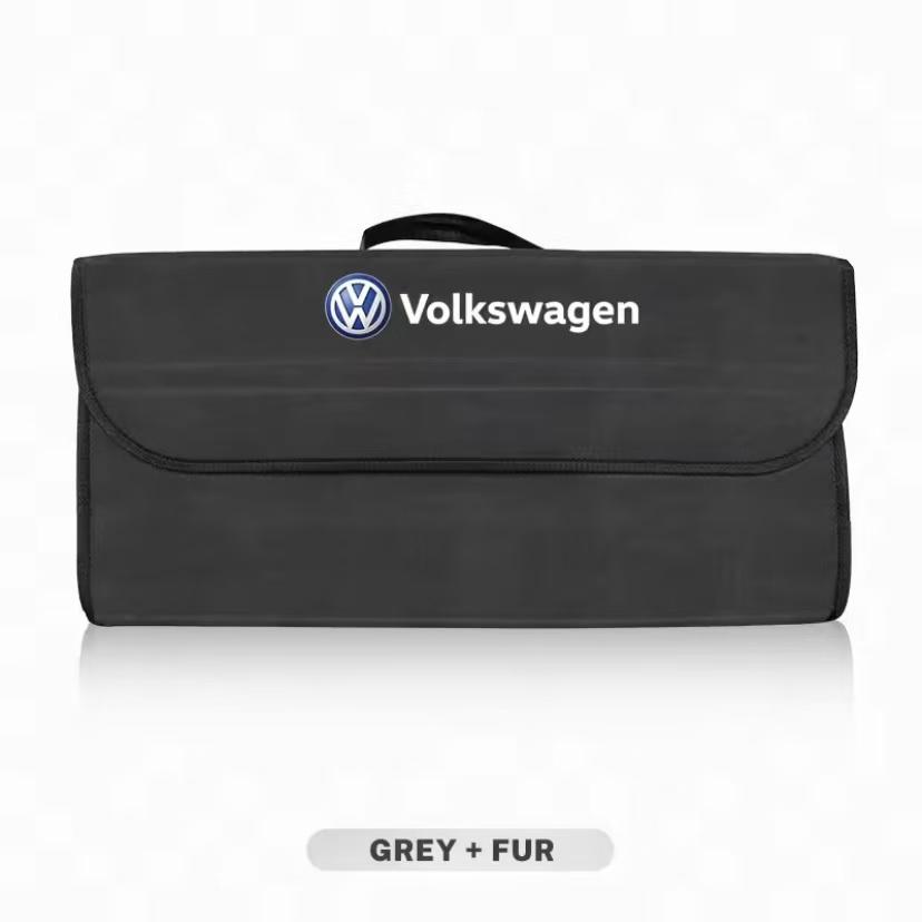 Car Trunk Organizer Box Large Capacity Folding Storage Bag For VW Tiguan Golf Polo GTI GTD CC Touran Beetle Arteon Jetta Hub Cap