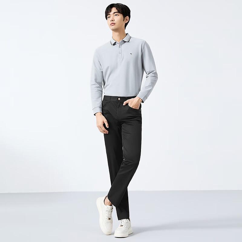 Qipai Zhonghua Liling Men's Slim-Fit Five-Pocket Casual Pants