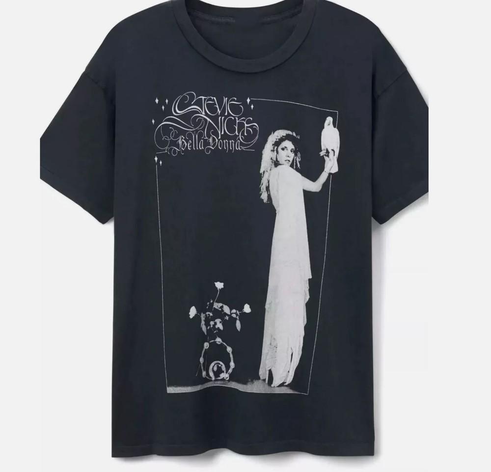 Stevie Nicks Bella Donna Black Short Sleeve Unisex T Shirt Men Women