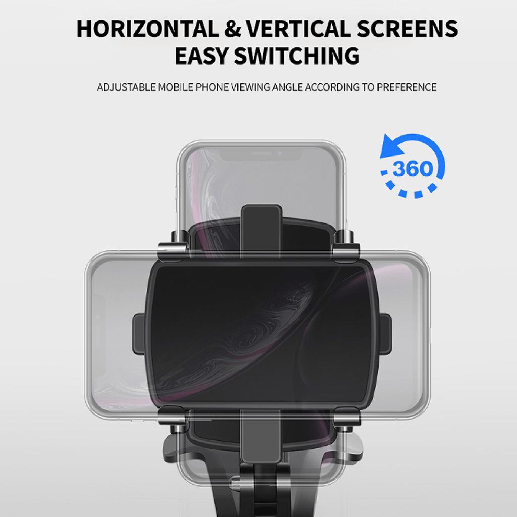 Multifunctional Car Dashboard Mobile Phone Holder, Universal Car Phone Holder Mount, 360 Degree Rotation Dashboard Cell Phone Holder