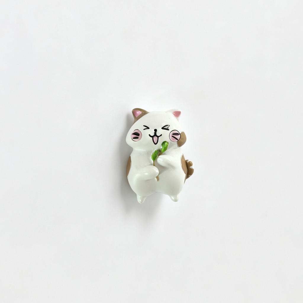 Magnete da Frigorifero Gatto in Resina con Design Cartone Animato 3D per Decorazione Casa e Regalo