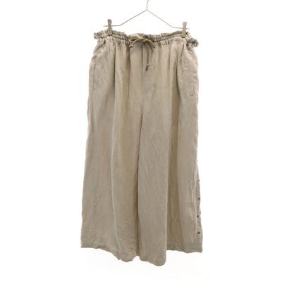 Traditional Weatherwear Linen Side Button Wide Pants TWW GLASGOW SCOTLAND Women Used