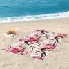 Blooming Sakura Branch Cherry Blossom Japanese Flower Beach Towel Soft Quick Dry Absorbent Quick Towels For Mountain Climbing