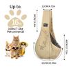 Lightweight Crossbody Bag Suitable for Dogs and Cats, Featuring Breathable Straps for Comfortable Travel. It'S Portable, Foldable,
