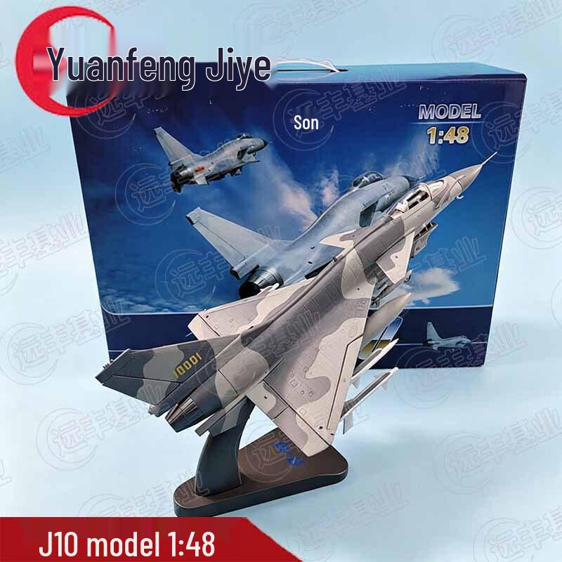 1:48 J-10 Alloy Fighter Jet Model