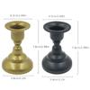 2 -Headed Candle Stand DIY Art Candlestick Candle Holder Retro Metal Candle Holders for Home Decor Wedding Tape Candle Holder Ornament Festival Gifts
