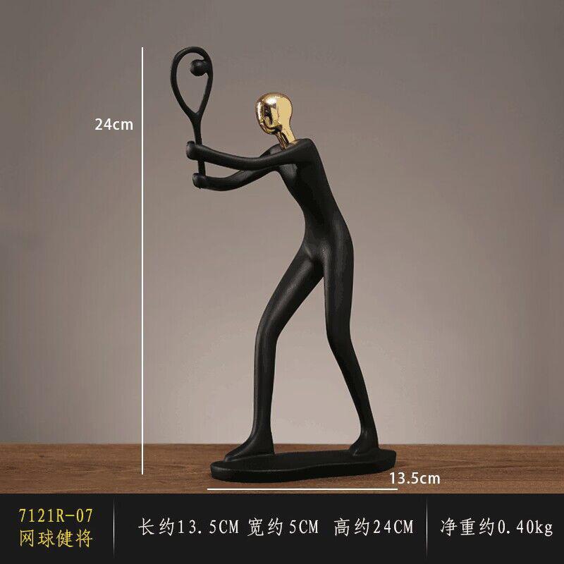 Home Character Ornaments Resin Situation Office Decorations Handicrafts Creative Love Sculpture Light Luxury Art Decoration