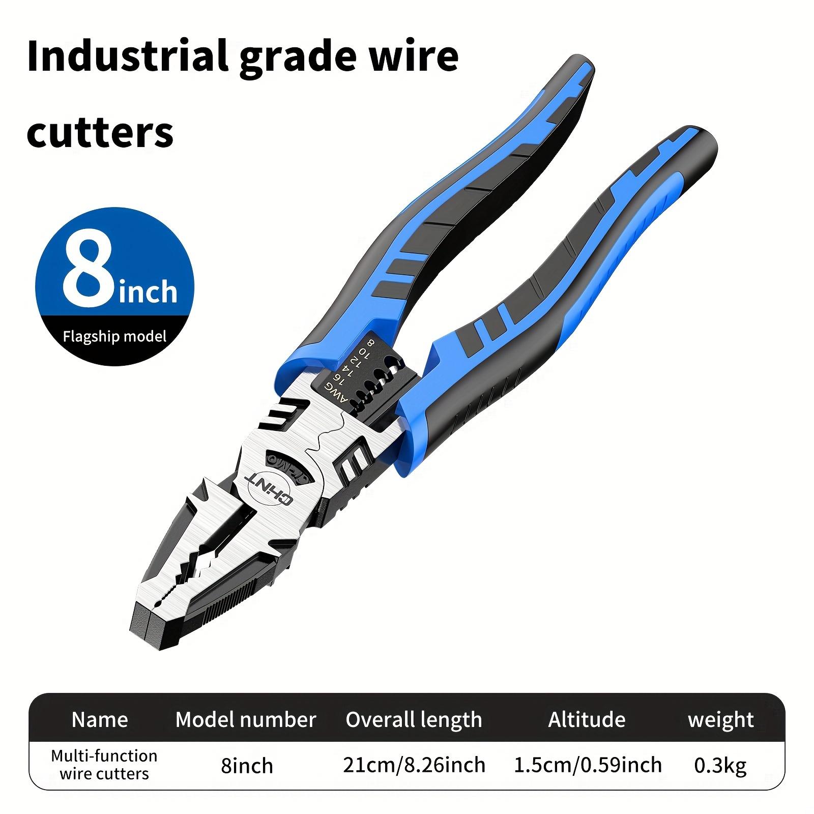 Damaly,Multi-Function General Pliers, Wire Clamp, Pliers, Clamping and Stripping, Electrician Special Forceps светло-синий