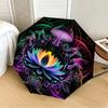 1pc Mushroom Mandala Automatic Open/Close Umbrella, Halloween &  Gifts - Ideal for Daily, Formal, Party Use, Durable Canopy Yy251011001
