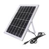 1Set Waterproof Solar Power Supply 12W Monocrystalline Including 5.5x2.1mm Output for Outdoor Applications Like Camping