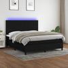 VidaXL Slat Bed Base with Mattress and LEDs, Upholstered Bed, Double Bed, Adult Bedroom Interior Bed, 3135055