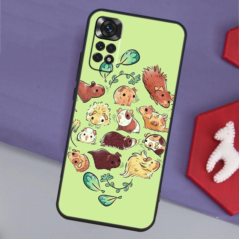 Lustiges Meerschweinchen-Muster Hülle Für Xiaomi Redmi Note 14 13 12 Pro 11 9 10 9S 10S 11S 12S Redmi 14C 10C 12C 13C Hülle