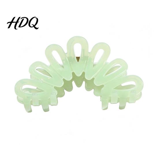 Hair Clip Back Head Shark Clip Large Hollow Petal Shape Claw Bun