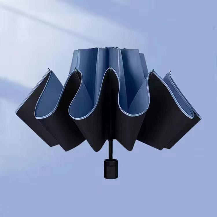 72-Rib Automatic Folding Umbrella for All Weather - Sunshade and Sunscreen for Men, Women, and Students