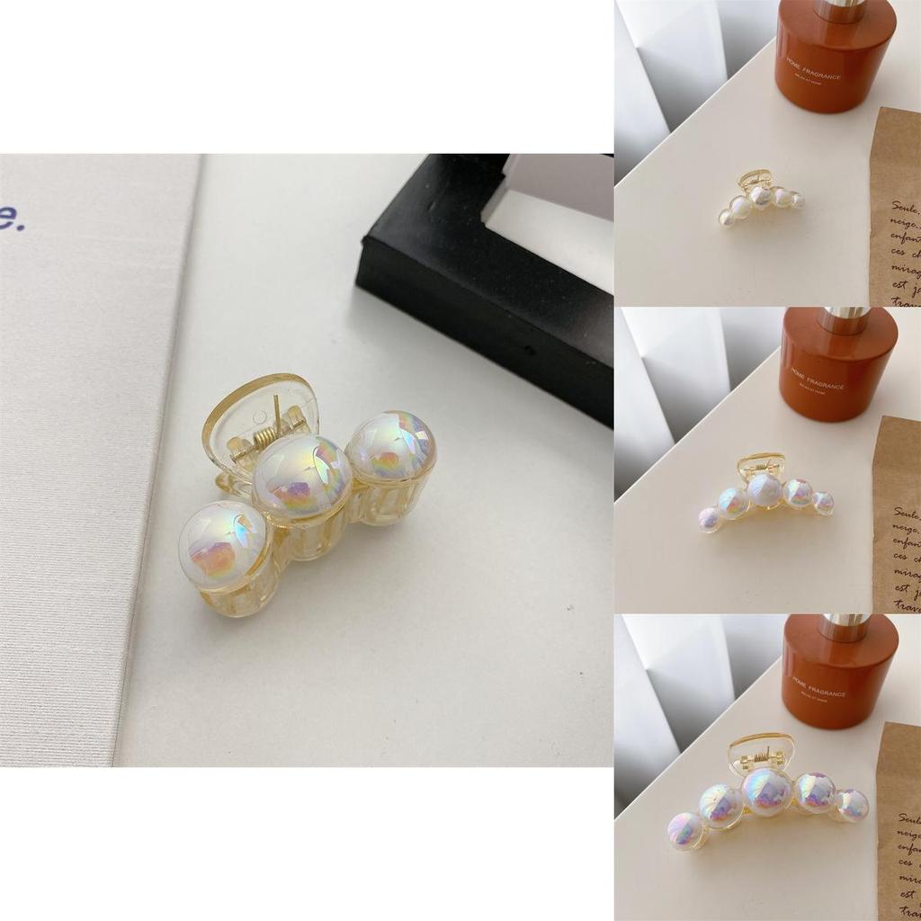 Elegant Korean Style Pearl Hair Claw Clip For Sophisticated Updos And Hairstyles