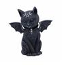 Unabhängige Station Tierfigur Displaytisch Schreibtischdekoration Magische Katze Halloween-Dekoration Magische Katze Harzhandwerk