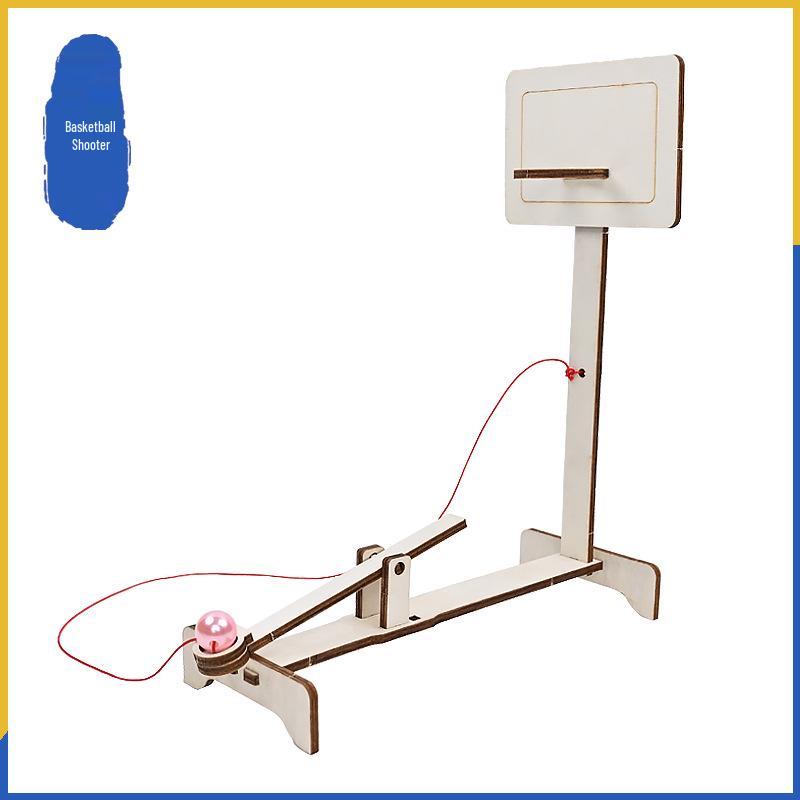 DIY Educational Basketball Shooter Kit for Kids - STEAM Science & Technology Experiment Package