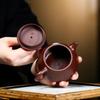 200ml Chinesische Yixing Lila Ton Teekanne Haushalt Handgemachte Stein Schaufel Teekanne Schönheit Tee-Infusor Kessel Zisha Teegeschirr Geschenke