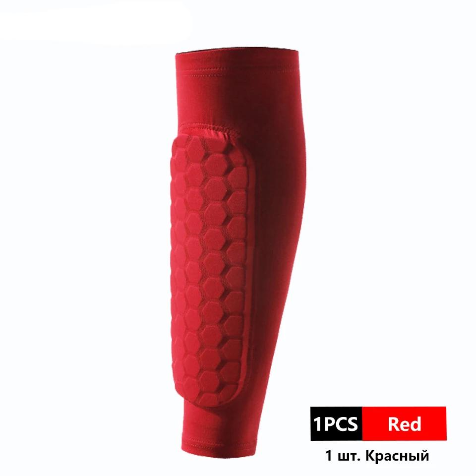 Loogdeel Football Shin Guards Honeycomb Anti Collision Compression Leg Sleeves Soccer Sports Unisex