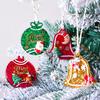 Christmas Ball Bell Pendant Silicone Mold DIY Round Keychain Jewelry Molds Epoxy Resin Plaster Crafts Christmas Tree Decor