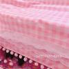2026 Girls Hot Pink Tablecloth Ins Cute Plaid Desk Cloth Dormitory Computer Wallpaper Mat New Kawaii Room Decoration Table Cover