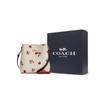 Coach Town 16 Metal Carriage Logo Cartoon Print Coated Canvas And Smooth Leather Crossbody Bag Small Women Crossbody Bag White C7268-IMCAH