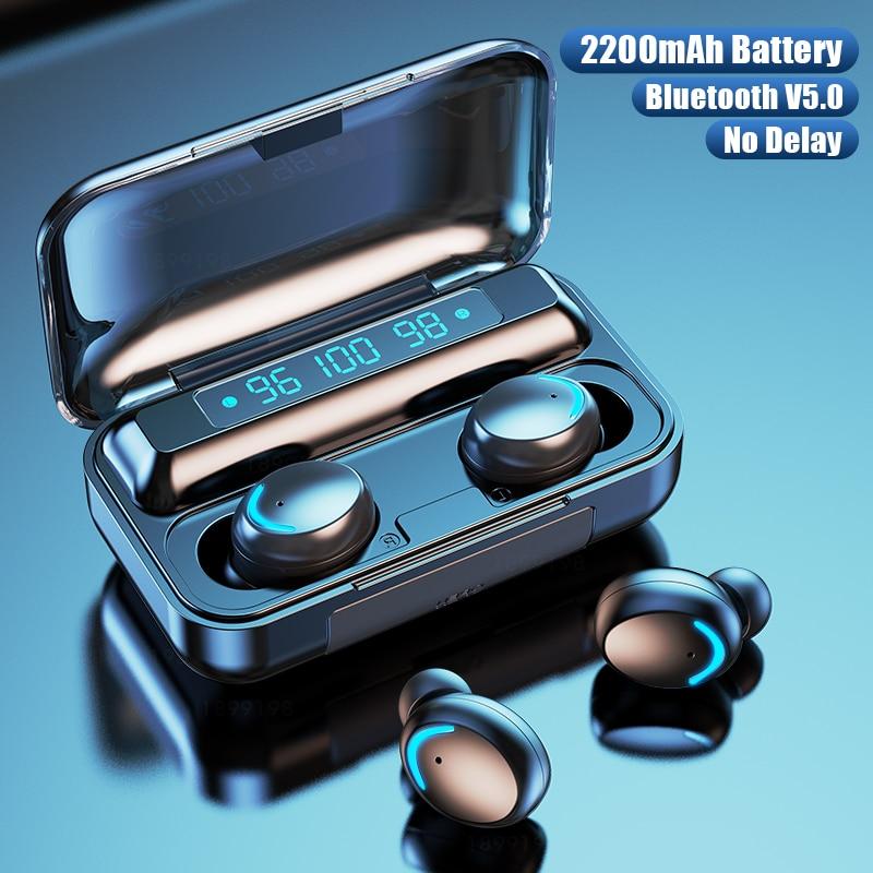 Compre Bluetooth Wireless Headphones with Mic Sports Waterproof TWS  Bluetooth Earphones Touch Control Wireless Headsets Earbuds Phone barato —  frete grátis, avaliações reais com fotos — Joom