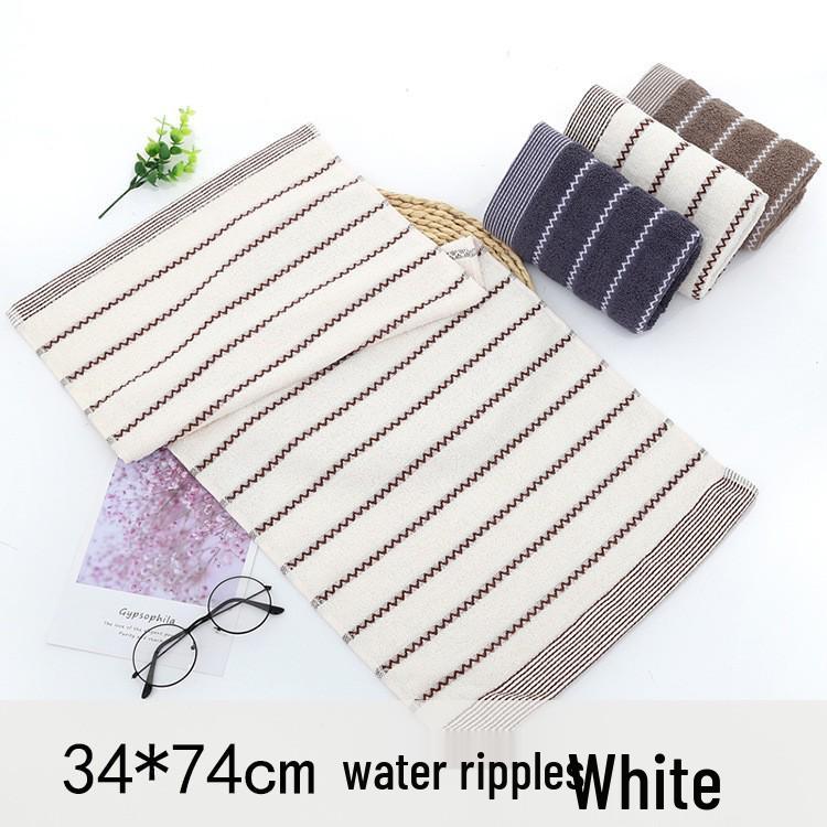 Embroidered Soft Cotton Face Towel - Thick, Absorbent, and Quick-Drying