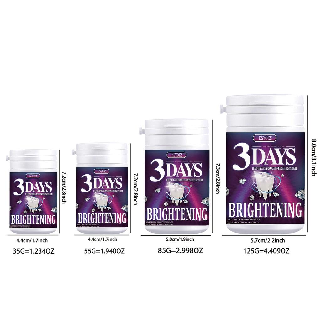 Protecting the health status of teeth: Long term use of dental powder can improve the appearance of teeth and reduce pigmentation