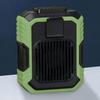 4000mAh Waist Clip Fan Rechargeable Personal Belt Clip Fan Portable Power Bank Flashlight Fan for Outdoor Works Hiking Camping