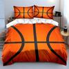 Basketball Pattern Bedding Set Bedding Duvet Cover Set Duvet Cover Pillowcases  (1 * Duvet Cover 2 * Pillowcases, Without Duvet Insert)