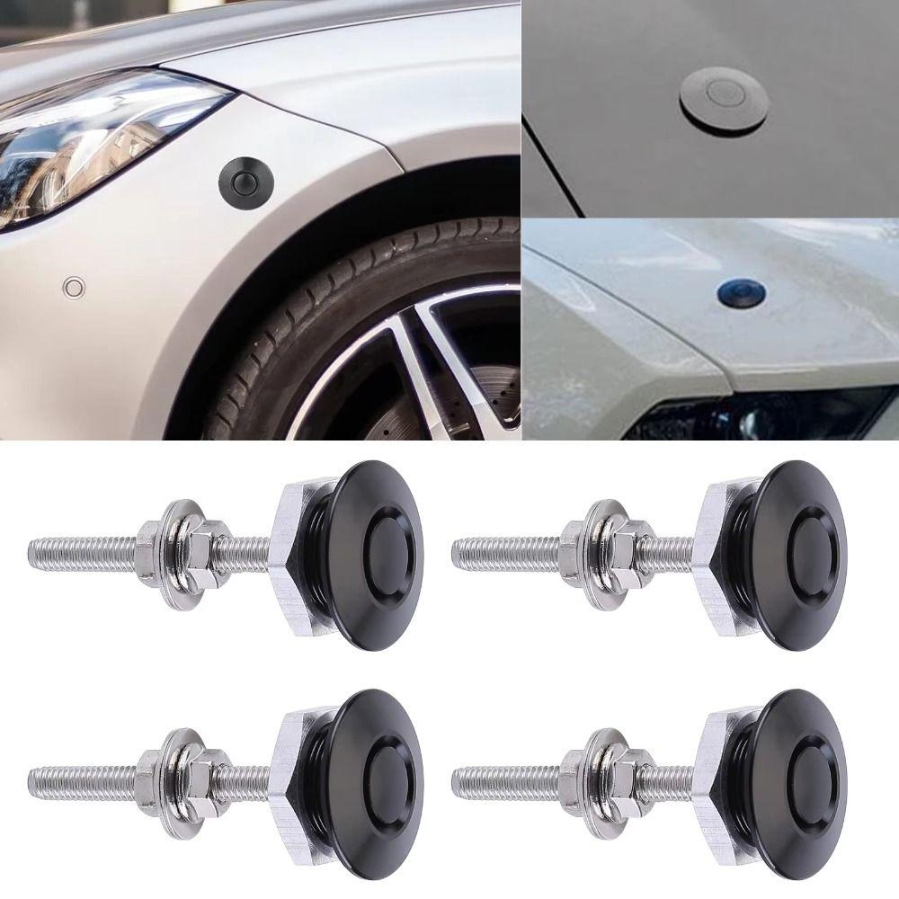 Lock Clip Hood Pins Aluminum Zinc Zinc Alloy Push Button Lock Quick Release Fasteners  Body Kit