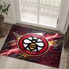 Brentford Football Design Crystal Velvet Carpet Cozy Non?Slip Printed Rug For Bedroom Living Room Entrance