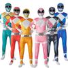 Kids Superhero Cosplay Costume Full Body Jumpsuit With Mask For Halloween